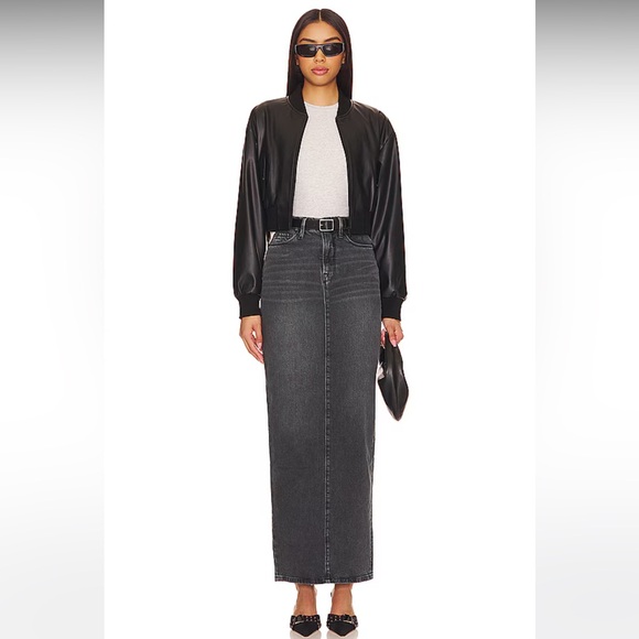 Good American Dresses & Skirts - Good American Black Maxi Skirt